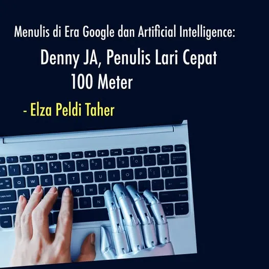 DENNY JA, PENULIS LARI CEPAT 100 Meter