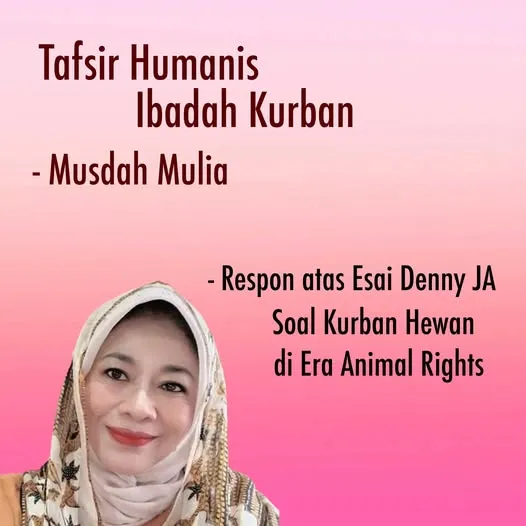 Respon atas Esai Denny JA soal Kurban Hewan di Era Animal Rights