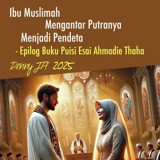 IBU MUSLIMAH MENGANTAR PUTRANYA MENJADI PENDETA