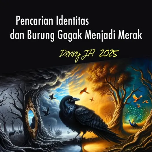 PENCARIAN IDENTITAS, DAN BURUNG GAGAK INGIN MENJADI MERAK