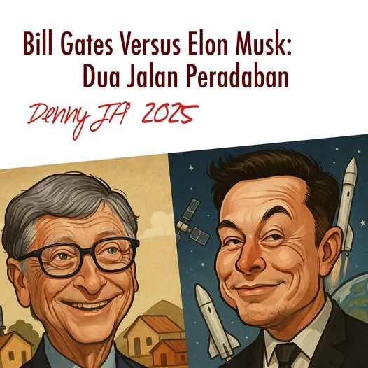BILL GATES VS ELON MUSK: DUA JALAN PERADABAN
