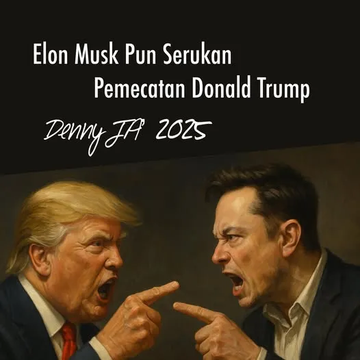 ELON MUSK PUN SERUKAN PEMECATAN DONALD TRUMP