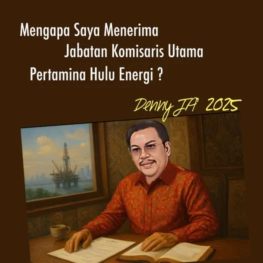 MENGAPA SAYA MENERIMA JABATAN KOMISARIS UTAMA PERTAMINA HULU ENERGI?