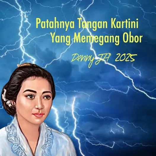PATAHNYA TANGAN KARTINI YANG MEMEGANG OBOR
