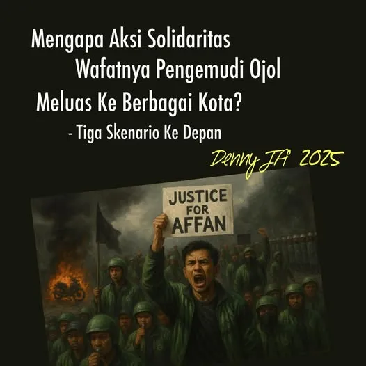 MENGAPA AKSI SOLIDARITAS WAFATNYA PENGEMUDI OJOL MELUAS KE BANYAK KOTA?