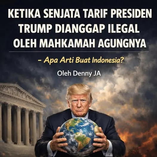 KETIKA SENJATA TARIF PRESIDEN TRUMP DIANGGAP ILEGAL OLEH MAHKAMAH AGUNGNYA