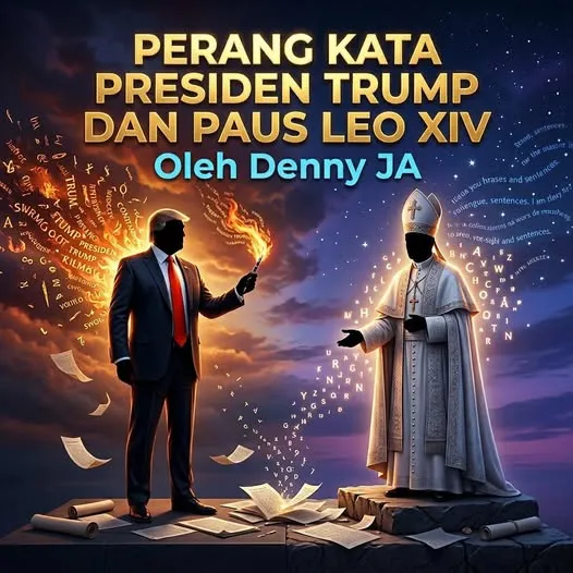 PERANG KATA PRESIDEN TRUMP DAN PAUS LEO XIV