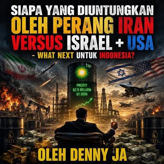 SIAPA YANG DIUNTUNGKAN OLEH PERANG IRAN VERSUS ISRAEL + USA