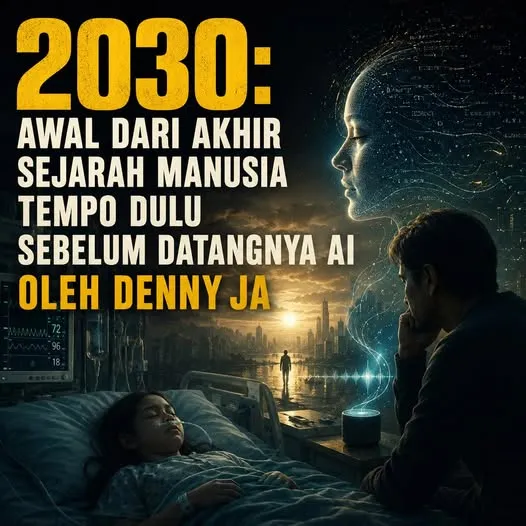 2030:  AWAL DARI AKHIR SEJARAH MANUSIA TEMPO DULU SEBELUM DATANGNYA AI