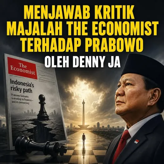 MENJAWAB KRITIK MAJALAH THE ECONOMIST TERHADAP PRABOWO