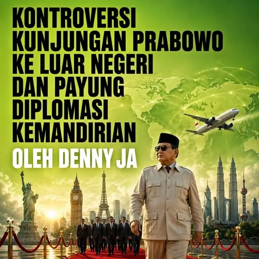KONTROVERSI KUNJUNGAN PRABOWO KE LUAR NEGERI DAN PAYUNG DIPLOMASI KEMANDIRIAN