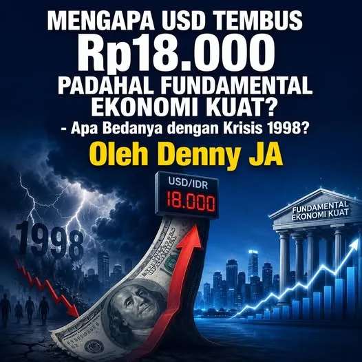 MENGAPA USD TEMBUS Rp18.000 PADAHAL FUNDAMENTAL EKONOMI KUAT?