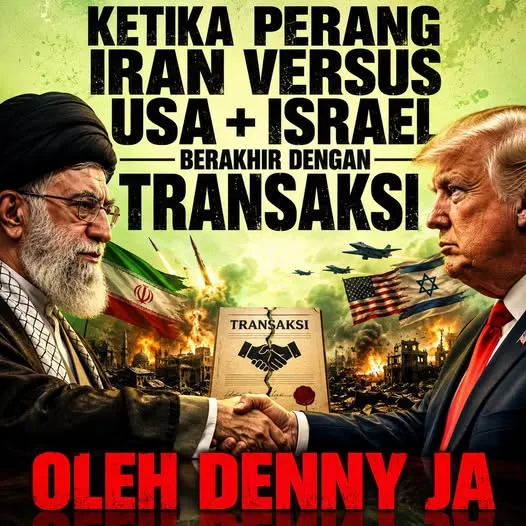 KETIKA PERANG IRAN VERSUS USA + ISRAEL BERAKHIR DENGAN TRANSAKSI