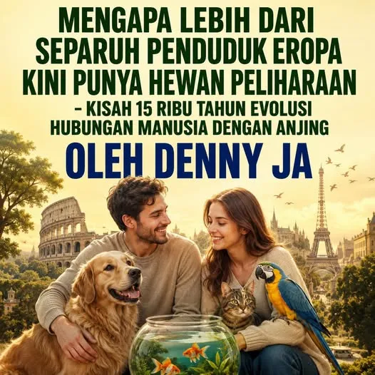 MENGAPA LEBIH DARI SEPARUH PENDUDUK EROPA KINI PUNYA HEWAN PELIHARAAN