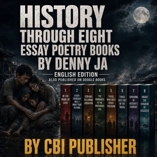 HISTORY THROUGH EIGHT ESSAY POETRY BOOKS BY DENNY JA, ENGLISH EDITION
