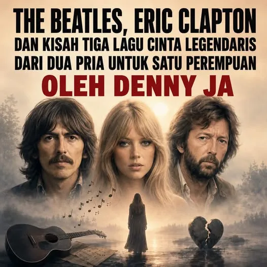 THE BEATLES, ERIC CLAPTON DAN KISAH TIGA LAGU CINTA LEGENDARIS DARI DUA PRIA UNTUK SATU PEREMPUAN YA...