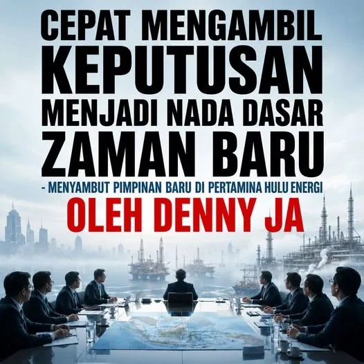 CEPAT MENGAMBIL KEPUTUSAN MENJADI NADA DASAR ZAMAN BARU