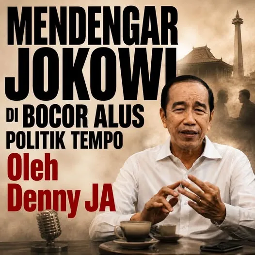MENDENGAR JOKOWI DI BOCOR ALUS  POLITIK TEMPO