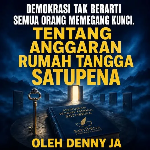 DEMOKRASI TIDAK SELALU BERARTI SEMUA ORANG MEMEGANG KUNCI