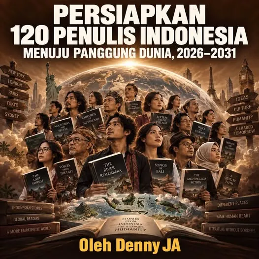 PERSIAPKAN 120 PENULIS INDONESIA MENUJU PANGGUNG DUNIA, 2026–2031
