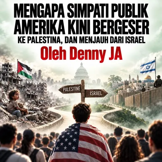 MENGAPA SIMPATI PUBLIK AMERIKA KINI BERGESER KE PALESTINA, DAN MENJAUH DARI ISRAEL
