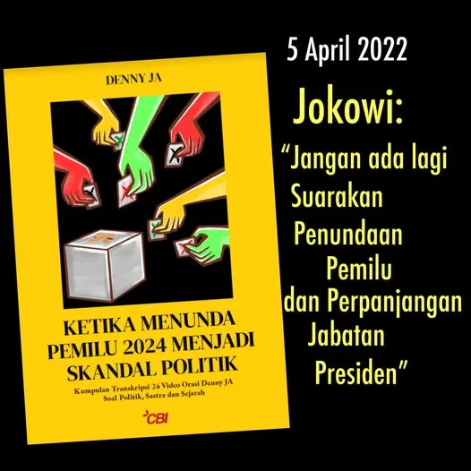 MANUVER PERPANJANGAN PEMILU DAN PRESIDEN 3 PERIODE PUN TUTUP BUKU