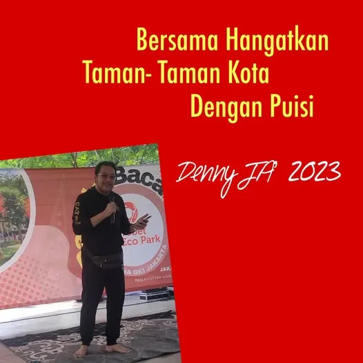 BERSAMA HANGATKAN TAMAN-TAMAN KOTA DENGAN PUISI