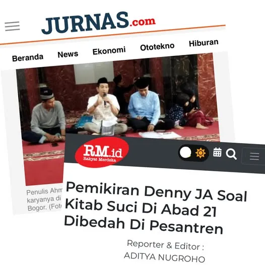 Membedah Pemikiran Denny JA di Pesantren: