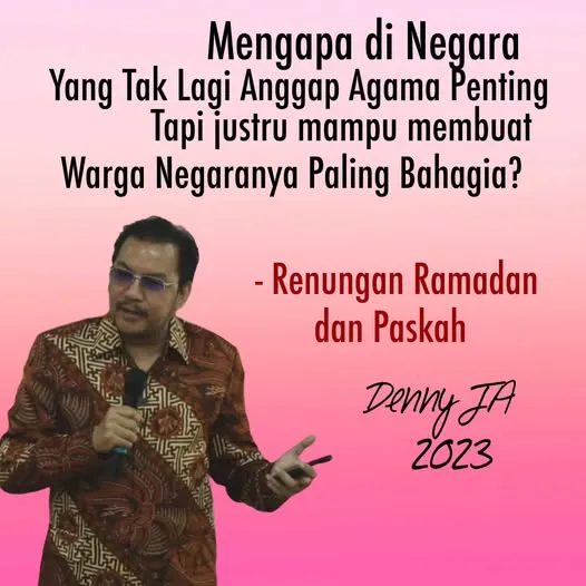 MENGAPA DI NEGARA YANG TAK ANGGAP AGAMA PENTING JUSTRU MAMPU MEMBUAT WARGANYA PALING BAHAGIA