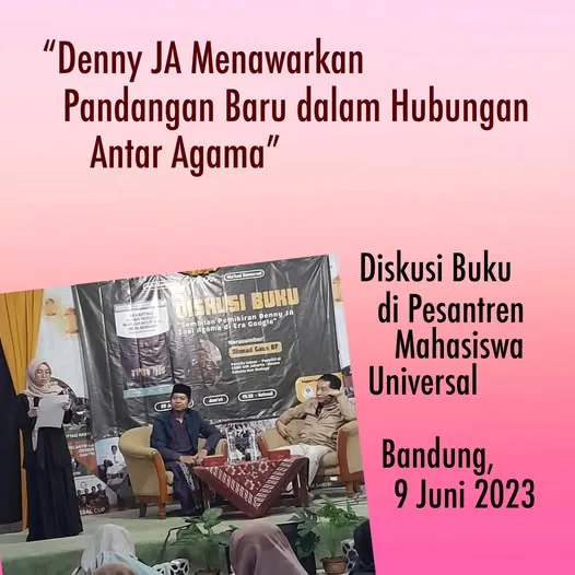 Bedah Buku di Pesantren Mahasiswa Universal, Bandung, 9 Juni 2023