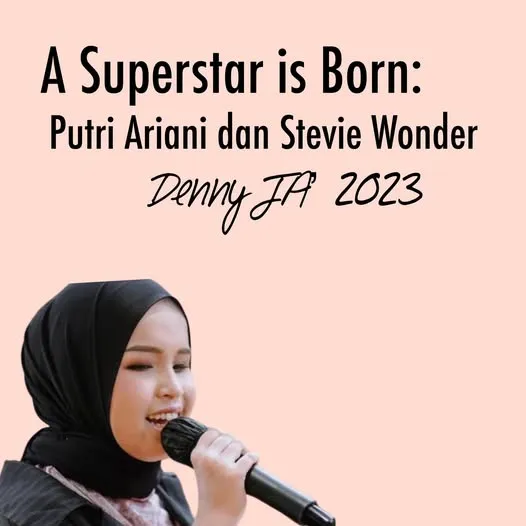 A Superstar is Born:  Putri Ariani dan Stevie Wonder