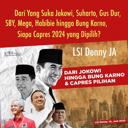 DARI JOKOWI HINGGA BUNG KARNO DAN PILIHAN CAPRES 2024