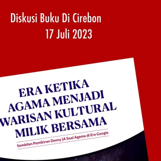 Bedah Buku di Cirebon, 17 Juli 2023