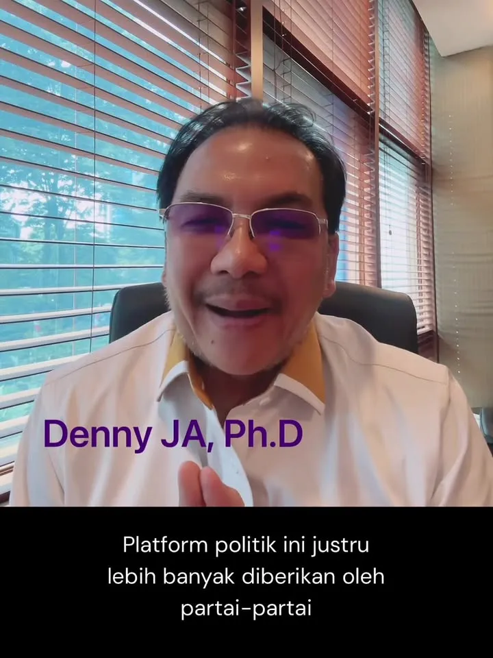 Denny JA: Di negara yang mayoritasnya Muslim seperti Indonesia, Partai Islam Terus Menurun