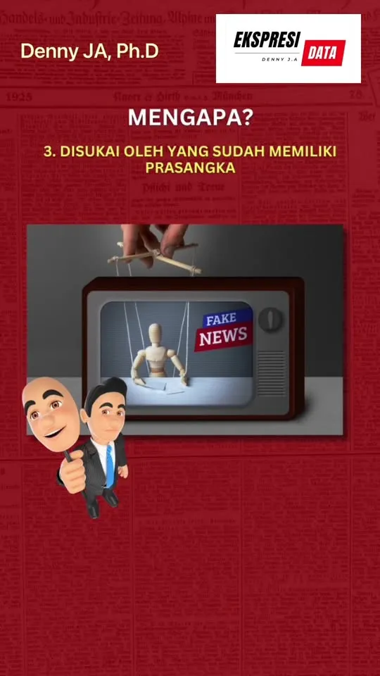 Denny JA: Prabowo Korban Berita Bohong Pertama di Pilpres 2024: Hoax Mulai Menyerang