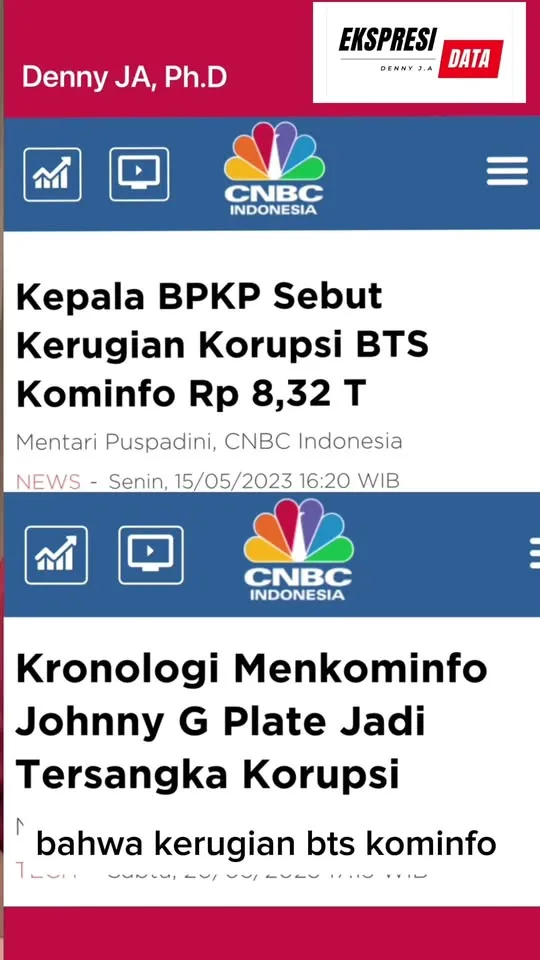 Denny JA: Mengapa Korupsi Masih Susah Diberantas?
