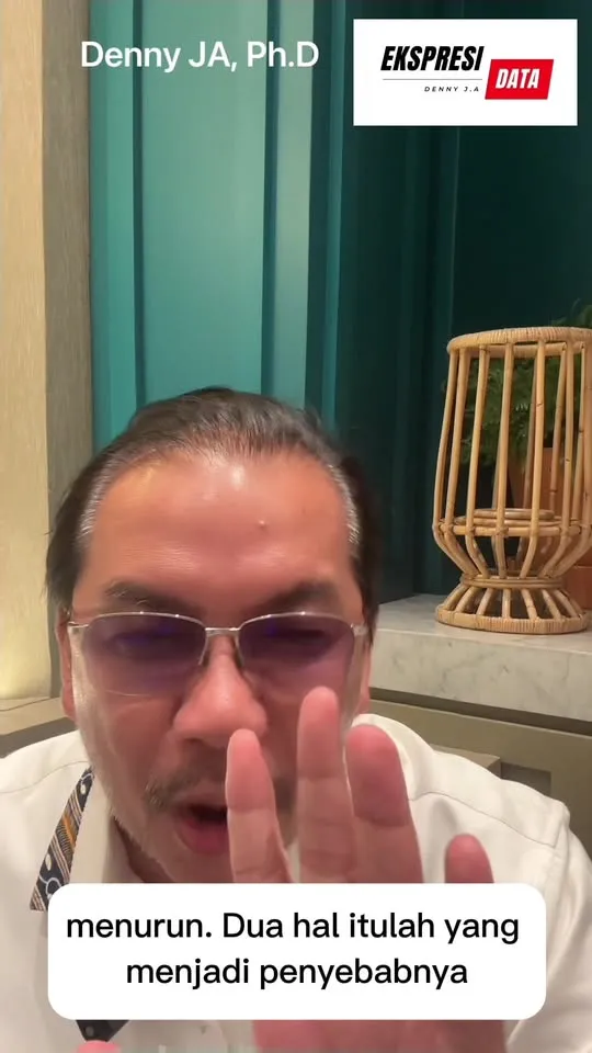 Denny JA; Setelah Putusan MK, Mengapa Elektabilitas Ganjar- Mahfud Justru Merosot Drastis?