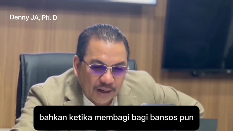 Denny JA: Golkar dan PSI Berebut Efek Jokowi?